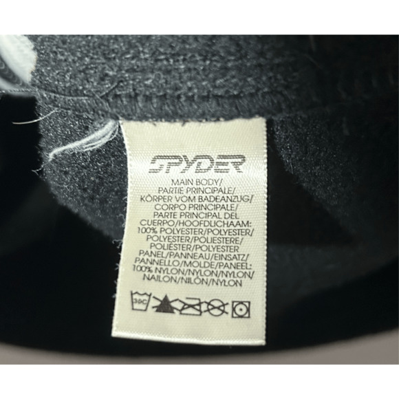 Spyder Women’s Full Zip Black Sherman Sherpa Fleece Jacket Sz L - Picture 4 of 8